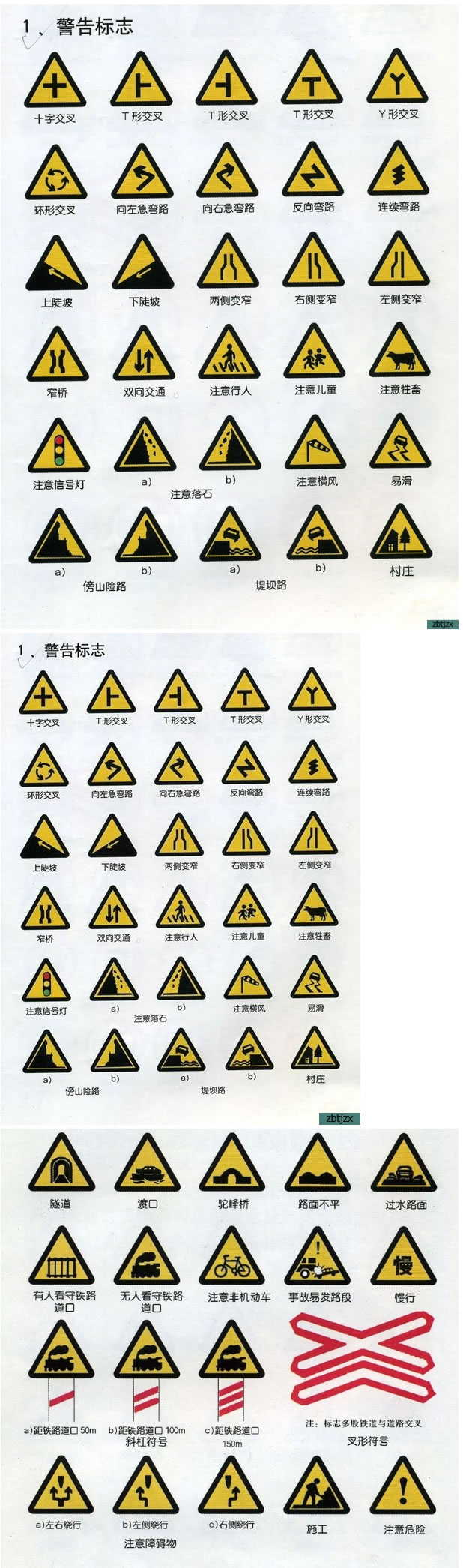 交通標(biāo)志與標(biāo)線